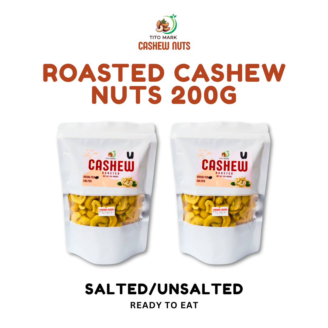 Roasted Cashew Nuts 200g SALTED or UNSALTED