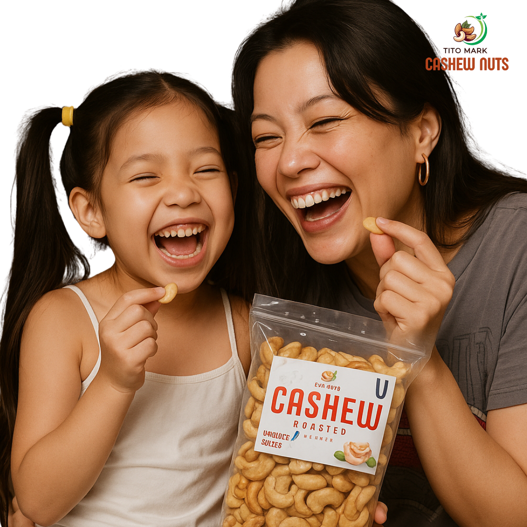 ROASTED CASHEW NUTS - 500 GRAMS SALTED O UNSALTED